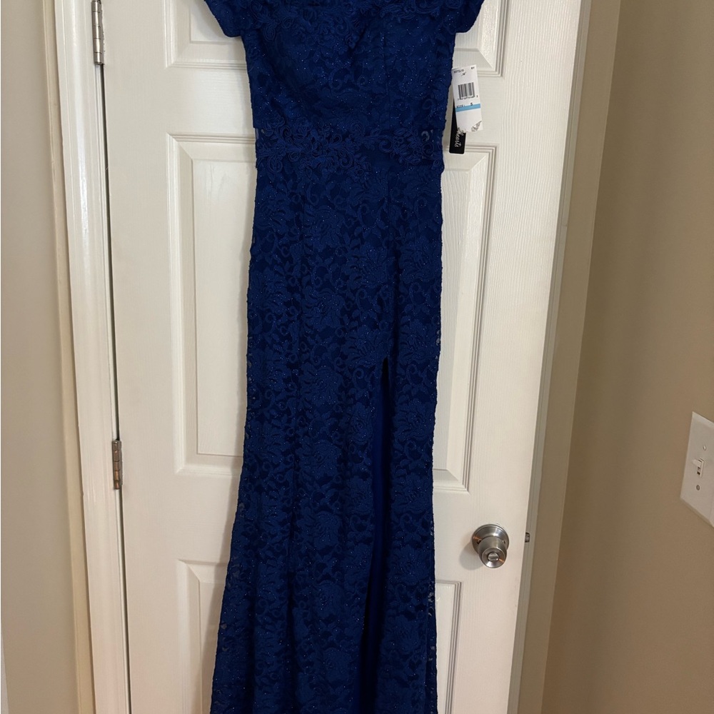 Sequin Hearts Royal Blue Dress